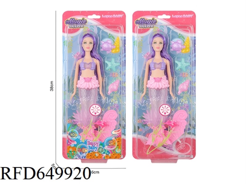 11-INCH MERMAID WITH LIGHTING AND MUSIC