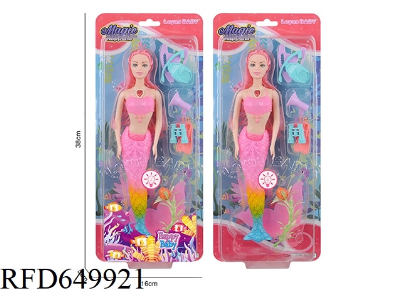 11-INCH MERMAID WITH LIGHTING AND MUSIC