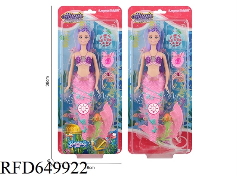 11-INCH MERMAID WITH LIGHTING AND MUSIC