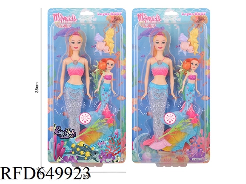 11-INCH MERMAID WITH LIGHTING AND MUSIC