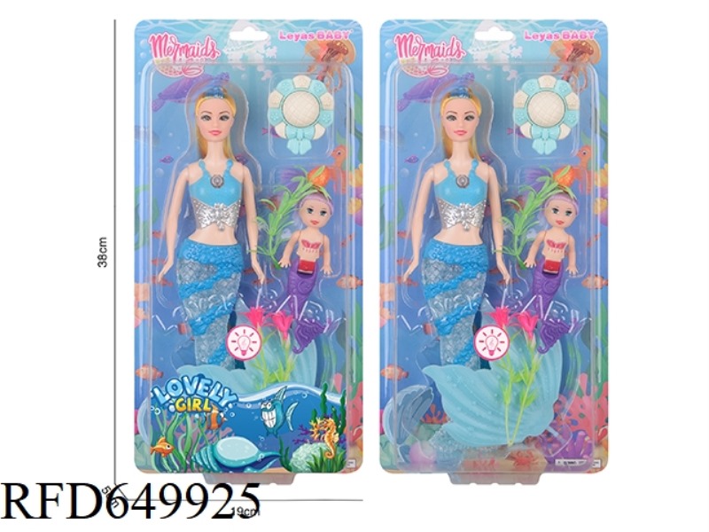 11-INCH MERMAID WITH LIGHTING AND MUSIC