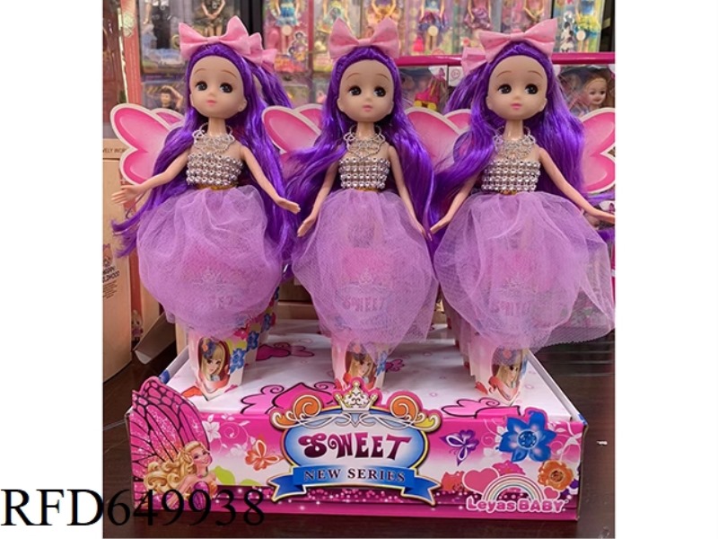 9-INCH JENNY DOLL+PAPER WINGS (12 IN A BOX)