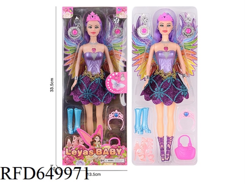 11-INCH REAL BUTTERFLY DOLL