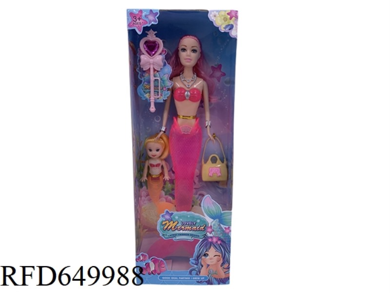 11 INCH MERMAID DOLL WITH LIGHTS