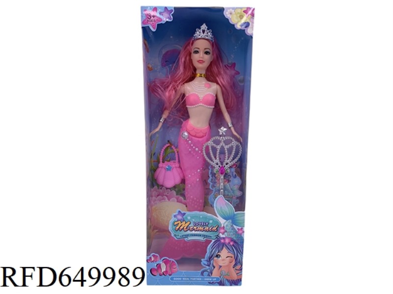 11 INCH MERMAID DOLL WITH LIGHTS