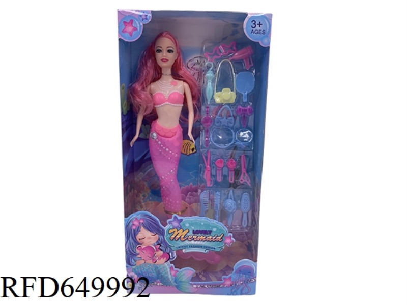 11 INCH MERMAID DOLL WITH LIGHTS