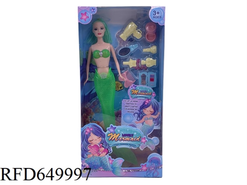 11 INCH MERMAID DOLL WITH LIGHTS