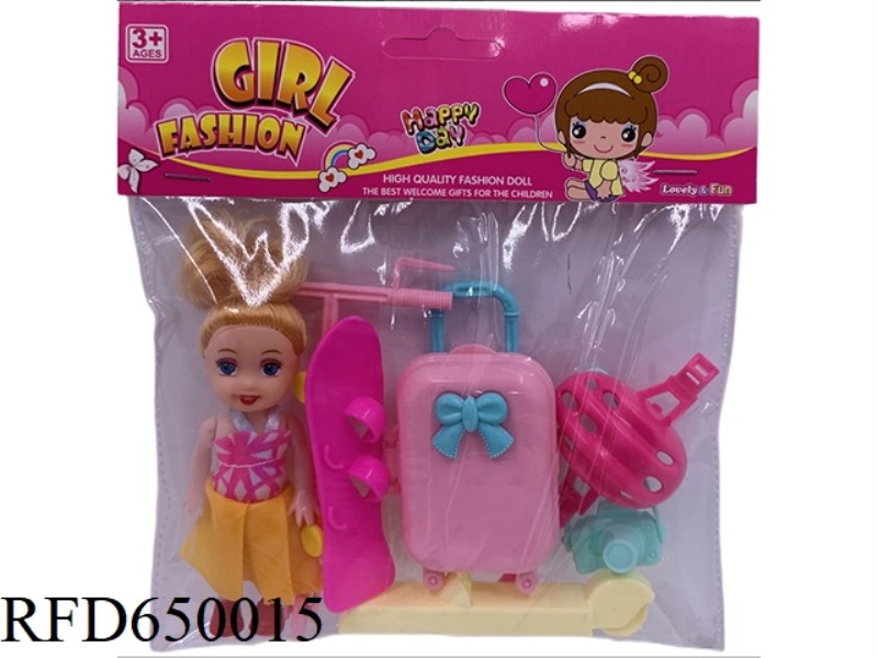 3 INCH PLAY HOUSE BARBIE TOY