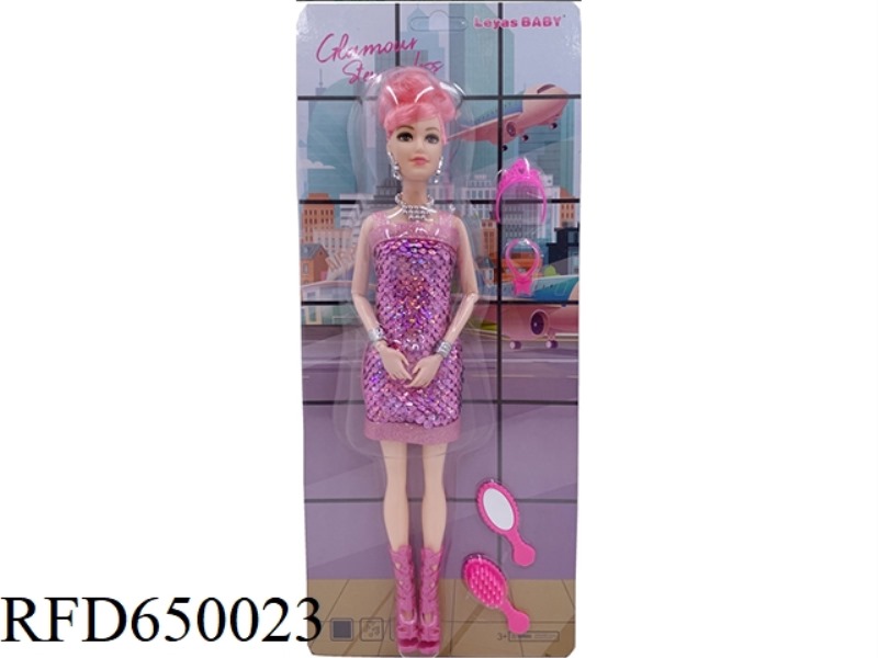 11 INCH SEQUINED BARBIE DOLL