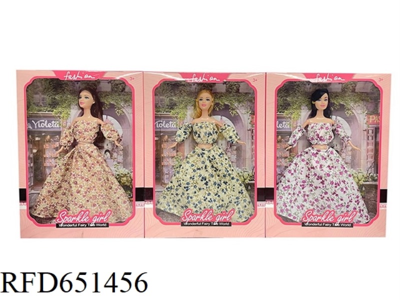 HIGH-END FASHION BIG DRESS 11.5 INCH LIVE HAND BODY TREND BARBIE