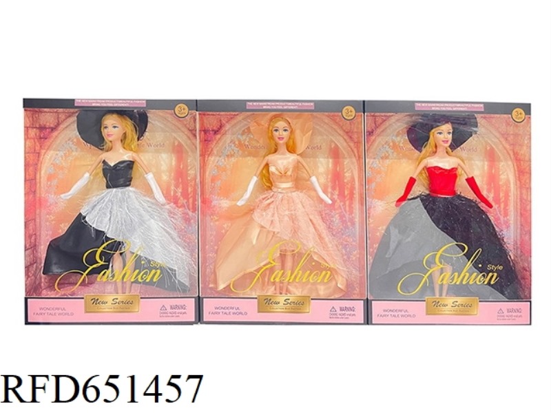HIGH-END FASHION BIG DRESS 11.5 INCH LIVE HAND BODY TREND BARBIE
