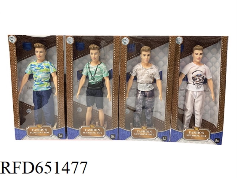 11-INCH WINDOW BOX BODY FASHION MAN BARBIE