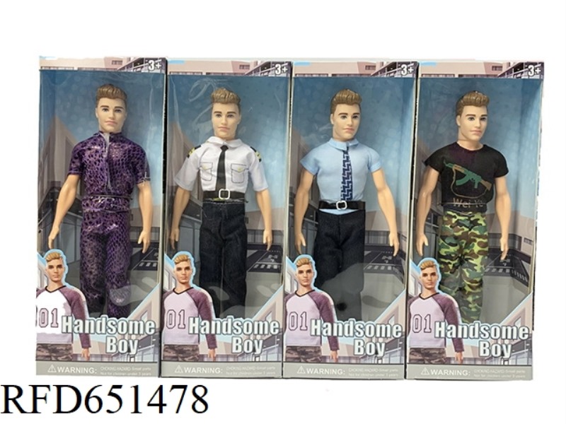 11.5 INCH WINDOW BOX STYLISH MAN BARBIE