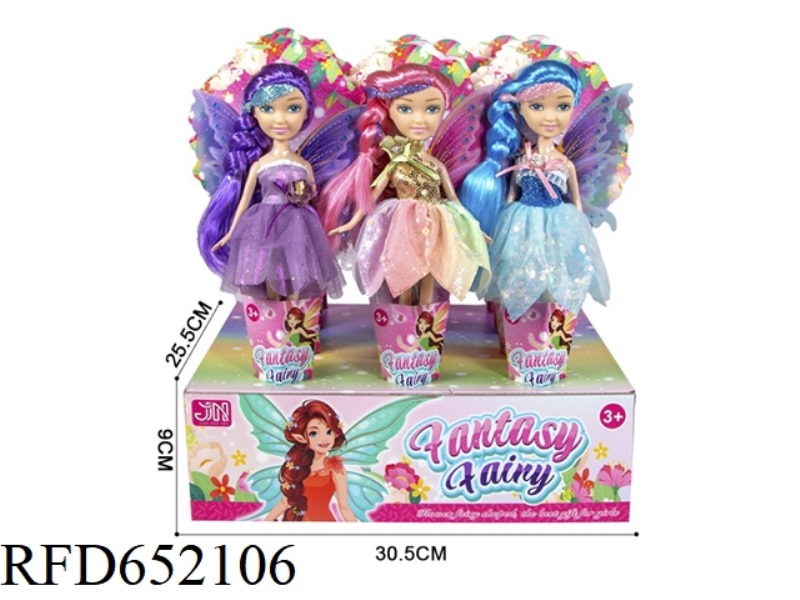 9 INCH FLOWER FAIRY (SOLID JOINT) 12PCS
