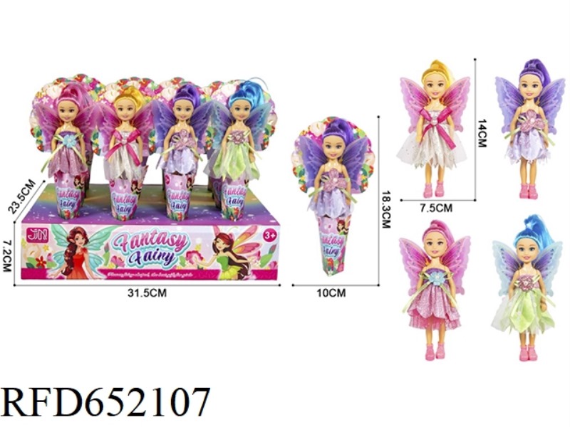 5 INCH FLOWER FAIRY (SOLID JOINT) 16PCS