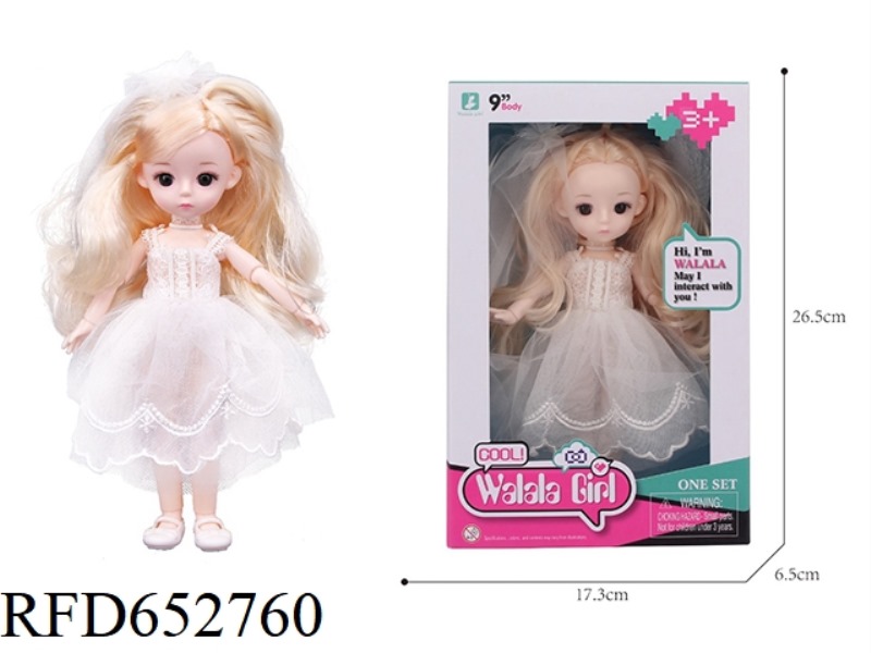 9-INCH JOINT BARBIE DOLL (WITH COMB)