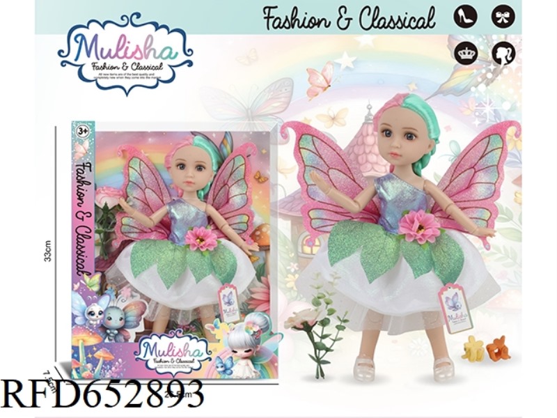 MULISHA, AN INSECT ELF WITH 12 INCHES AND 12 JOINTS.