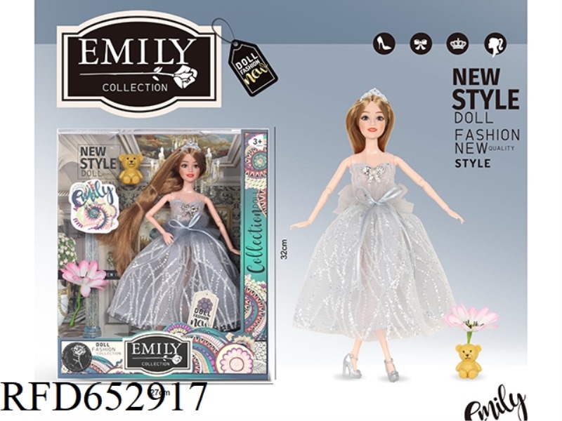 EMILY DOLL, 11.5 INCH 11-JOINT DOLL,