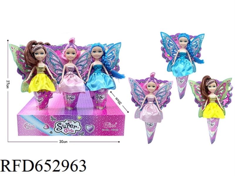 9 INCH FLOWER FAIRY 9PCS