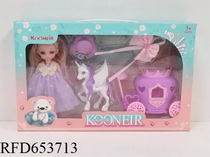 6-INCH CORNI PRINCESS CARRIAGE SET