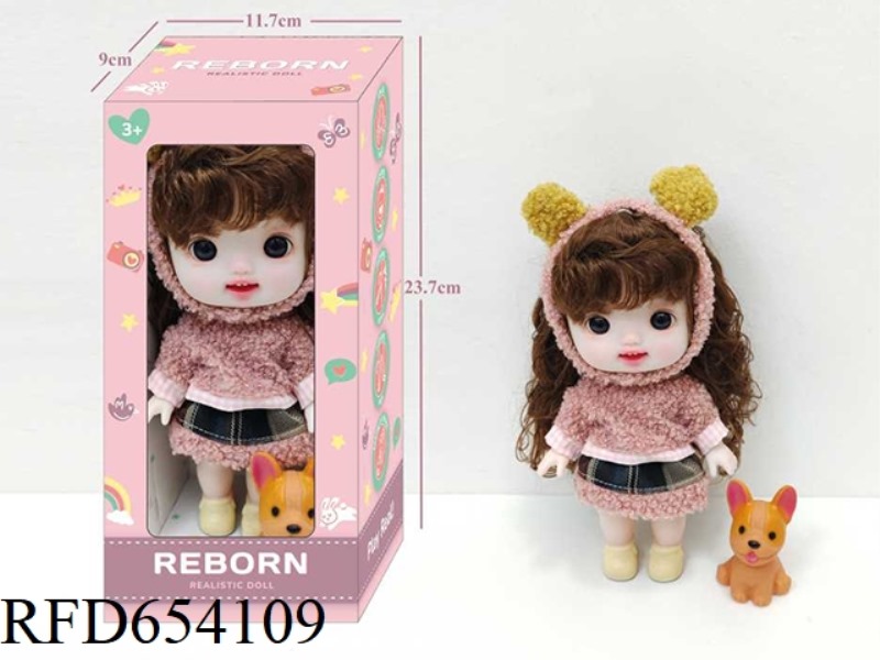 8-INCH FULL VINYL HIGH-WEIGHT-PROOF EXPRESSION DOLL