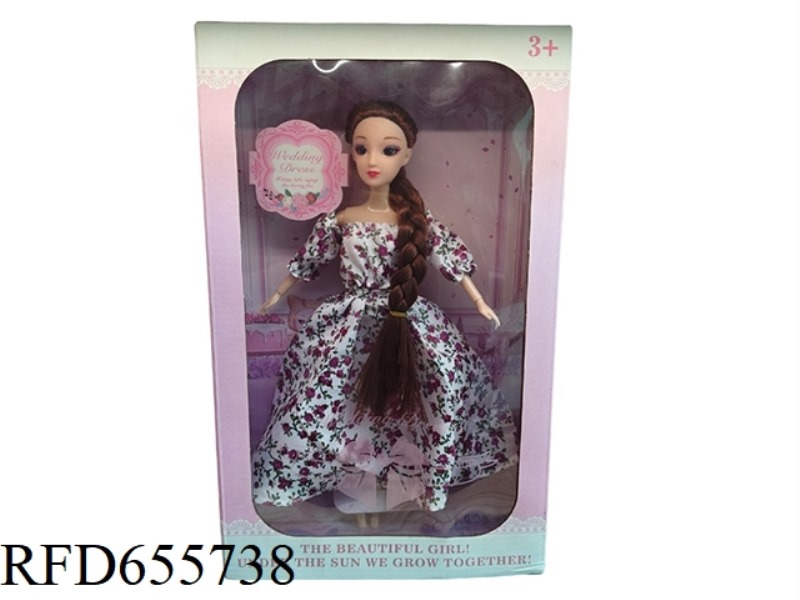 11-INCH 3D EYE DOLL WITH MULTIPLE JOINTS