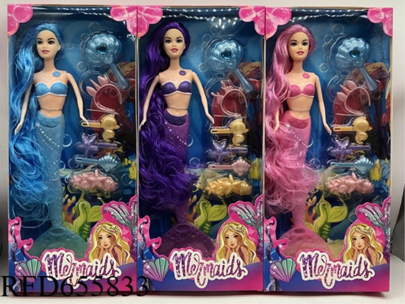 11.5 INCH FULL-BODY LIGHT UP MERMAID PRINCESS DOLL