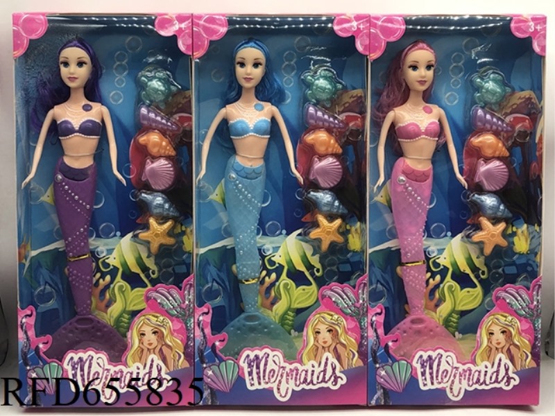 11.5 INCH FULL-BODY LIGHT UP MERMAID PRINCESS DOLL