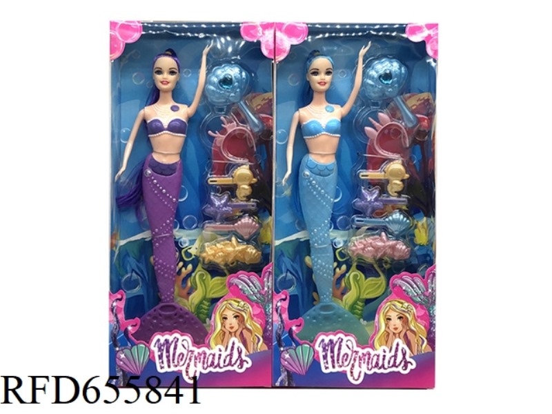 11.5 INCH FULL-BODY LIGHT UP MERMAID PRINCESS DOLL