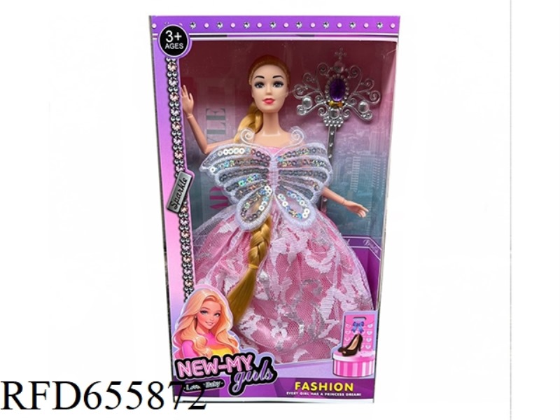 11-INCH FULL-BODY BARBIE PLAY HOUSE MAGIC STICK TOY GIFT
