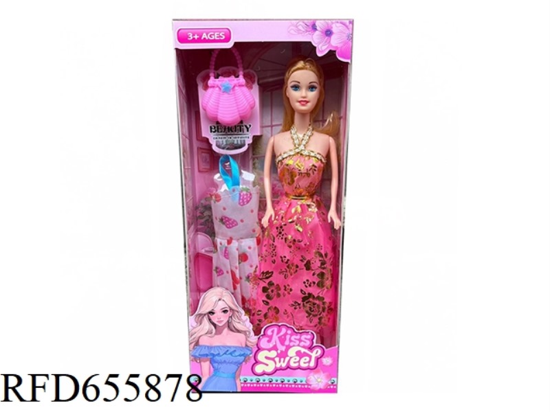 11-INCH FULL-BODY BARBIE DOLL PLAY HOUSE SHELL BAG TOY GIFT