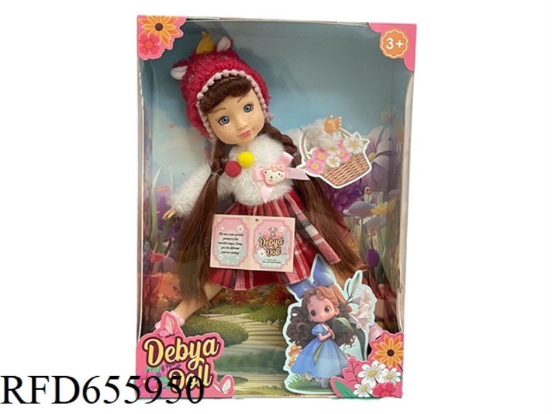 ENVIRONMENTALLY FRIENDLY 12 INCH FULL JOINT DEBEA ANIMAL DRESS UP SERIES GIRL DOLLS