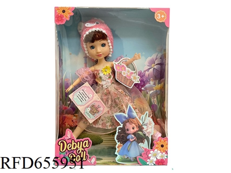 ENVIRONMENTALLY FRIENDLY 12 INCH FULL JOINT DEBEA ANIMAL DRESS UP SERIES GIRL DOLLS
