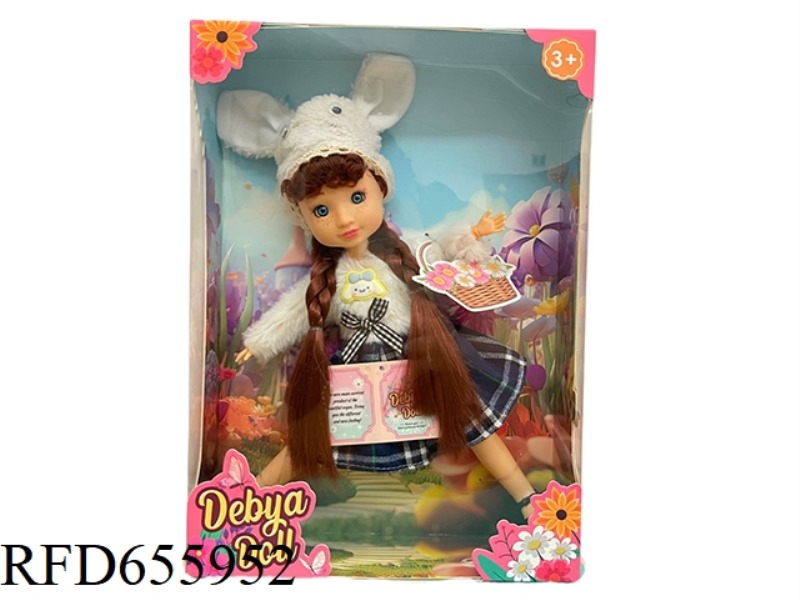ENVIRONMENTALLY FRIENDLY 12 INCH FULL JOINT DEBEA ANIMAL DRESS UP SERIES GIRL DOLLS