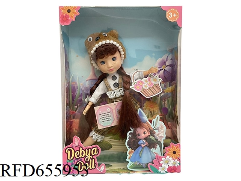 ENVIRONMENTALLY FRIENDLY 12 INCH FULL JOINT DEBEA ANIMAL DRESS UP SERIES GIRL DOLLS