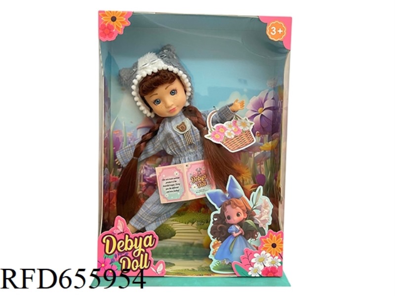 ENVIRONMENTALLY FRIENDLY 12 INCH FULL JOINT DEBEA ANIMAL DRESS UP SERIES GIRL DOLLS
