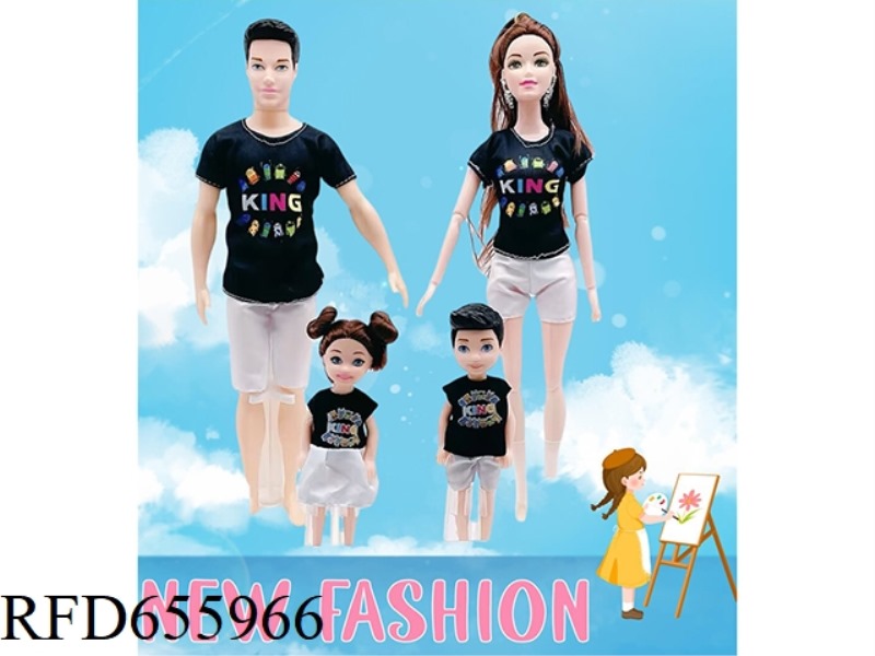 11.5 INCH MALE AND FEMALE FAMILY DOLL BARBIE SET