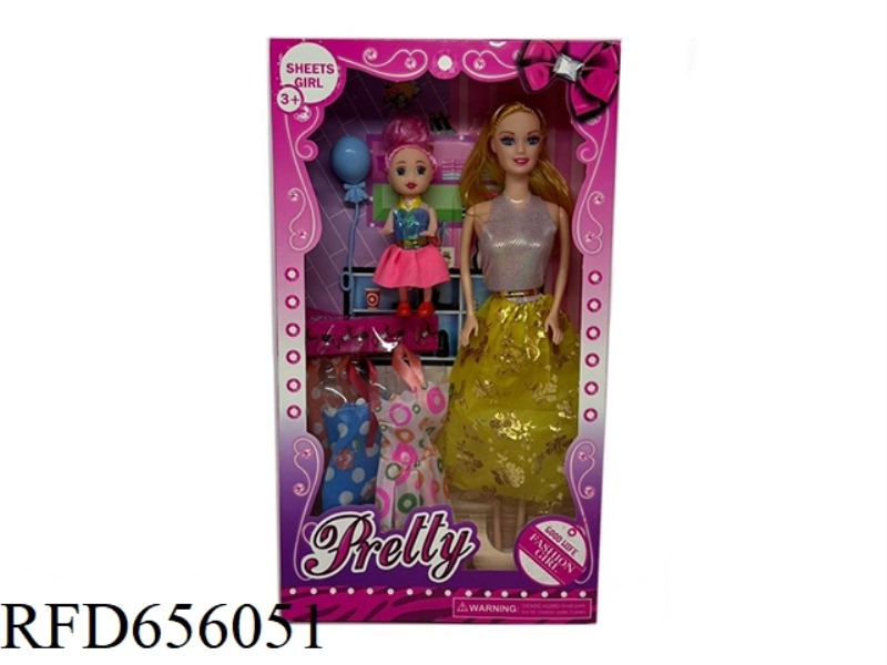 11-INCH BARBIE WAS A SMALL DOLL BALLOON
