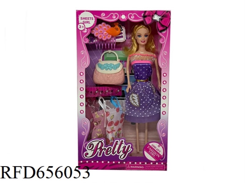 THIS 11-INCH BARBIE WAS WEARING A HAIR FORK