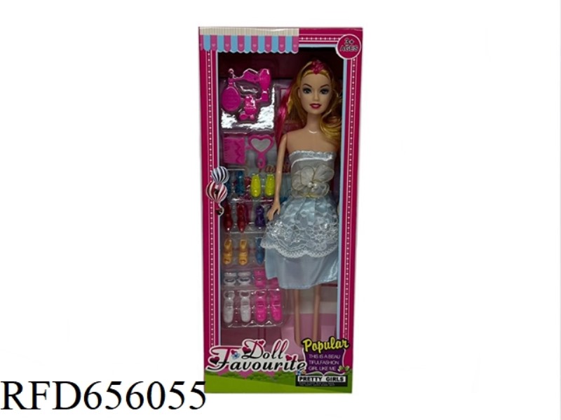 11-INCH LONG BARBIE SHOES