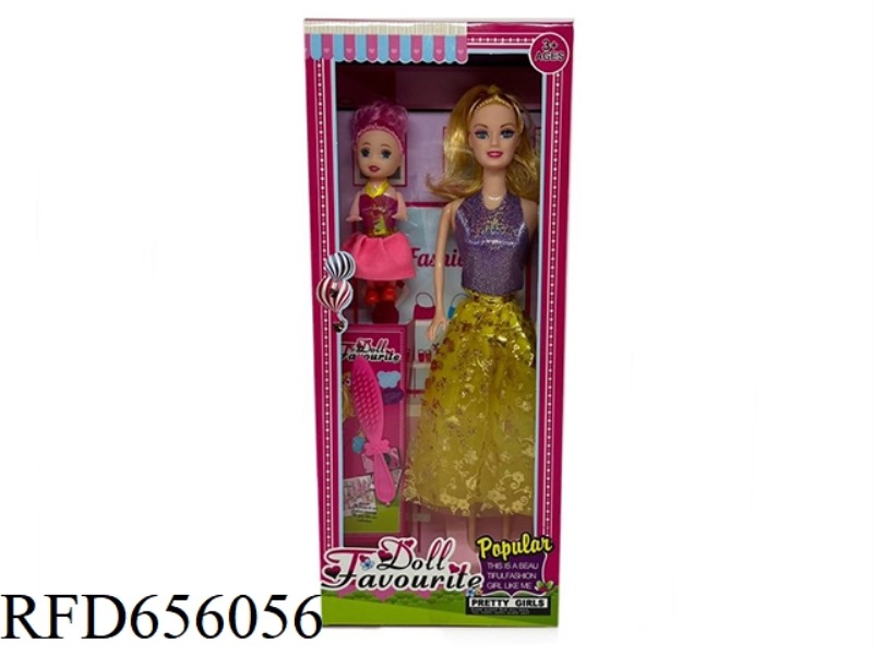 THIS 11-INCH BARBIE WAS A SMALL DOLL'S COMB