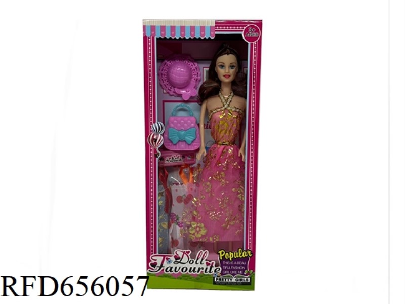11-INCH BARBIE BAG AND HAT