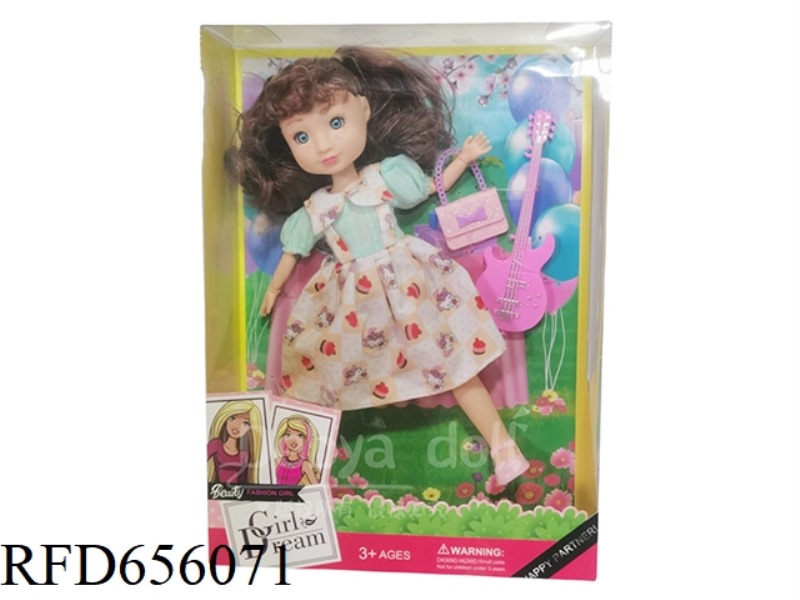 DEB PLAYHOUSE 12 INCH FAT BABY GIRL DOLL SET
