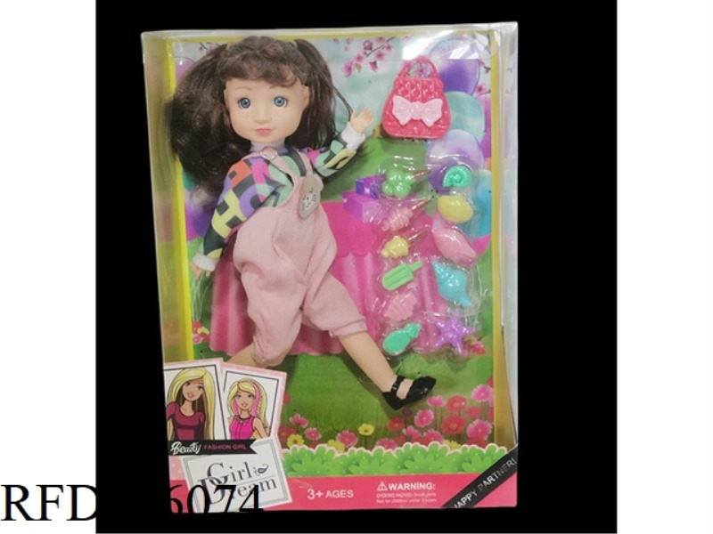 PLAY HOUSE 12 INCH FAT BABY GIRL DOLL SET