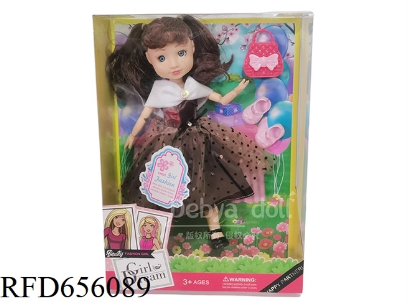 DEB PLAYS EVERY 12-INCH BABY GIRL DOLL
