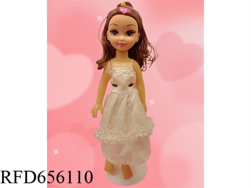 NEW 14-INCH FAT CHILD GIRL DOLL UNIVERSAL LANGUAGE IC
