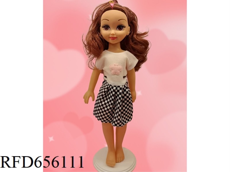 NEW 14-INCH FAT CHILD GIRL DOLL UNIVERSAL LANGUAGE IC