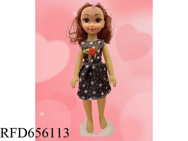 NEW 14-INCH FAT CHILD GIRL DOLL UNIVERSAL LANGUAGE IC