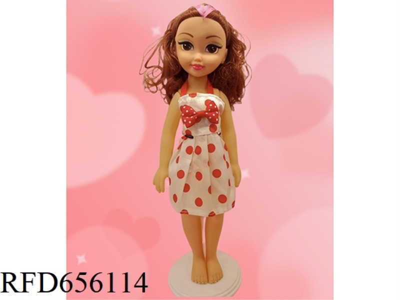 NEW 14-INCH FAT CHILD GIRL DOLL UNIVERSAL LANGUAGE IC