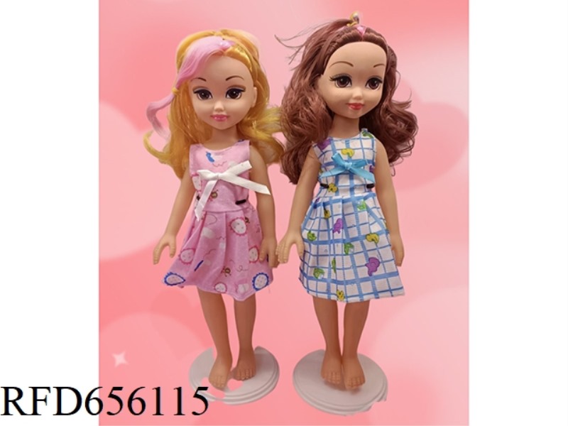 NEW 14-INCH FAT CHILD GIRL DOLL UNIVERSAL LANGUAGE IC